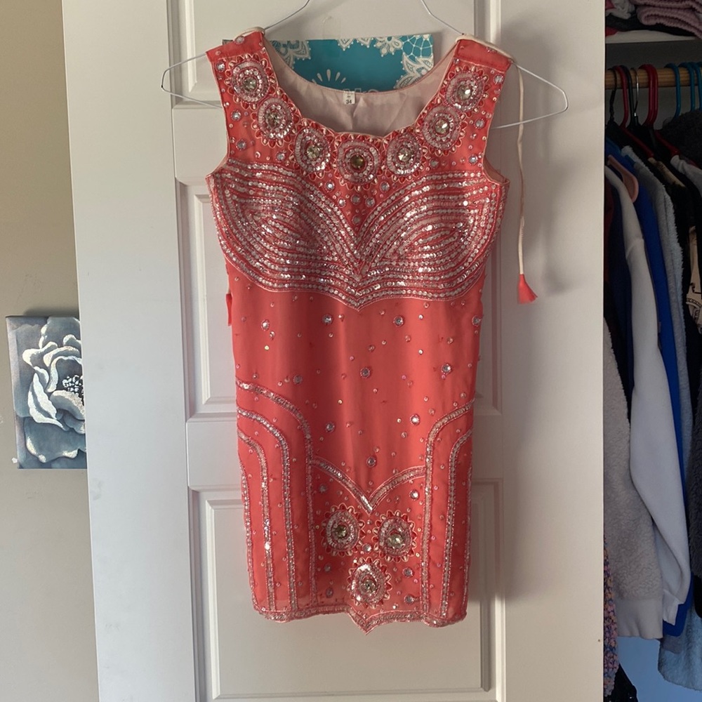 Beautiful Pink and white two piece salwaar kurti